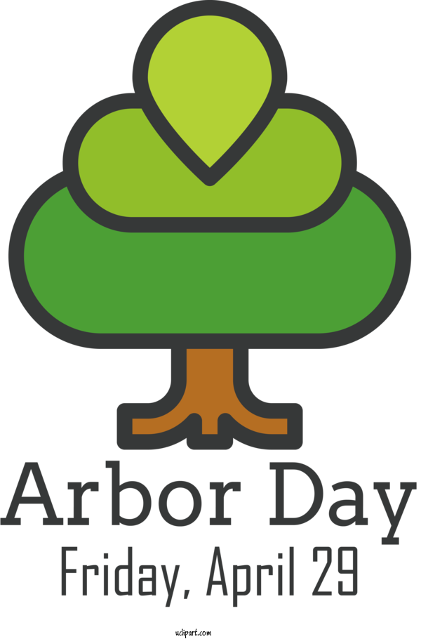 Free Holidays Human Logo Symbol For Arbor Day Clipart Transparent Background