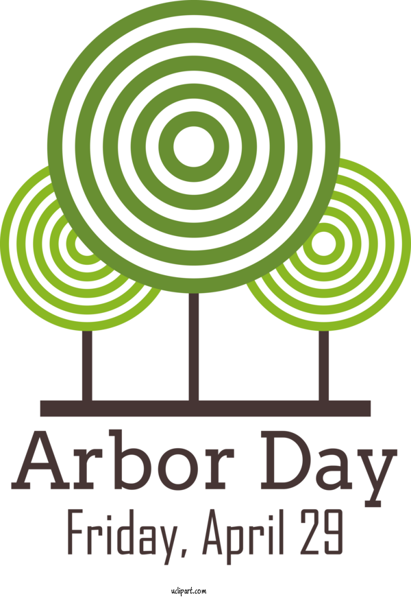 Free Holidays Logo Design Green For Arbor Day Clipart Transparent Background