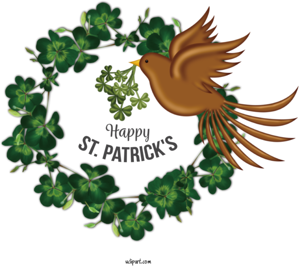 Free Holidays St. Patrick's Day Shamrock GIF For Saint Patricks Day Clipart Transparent Background
