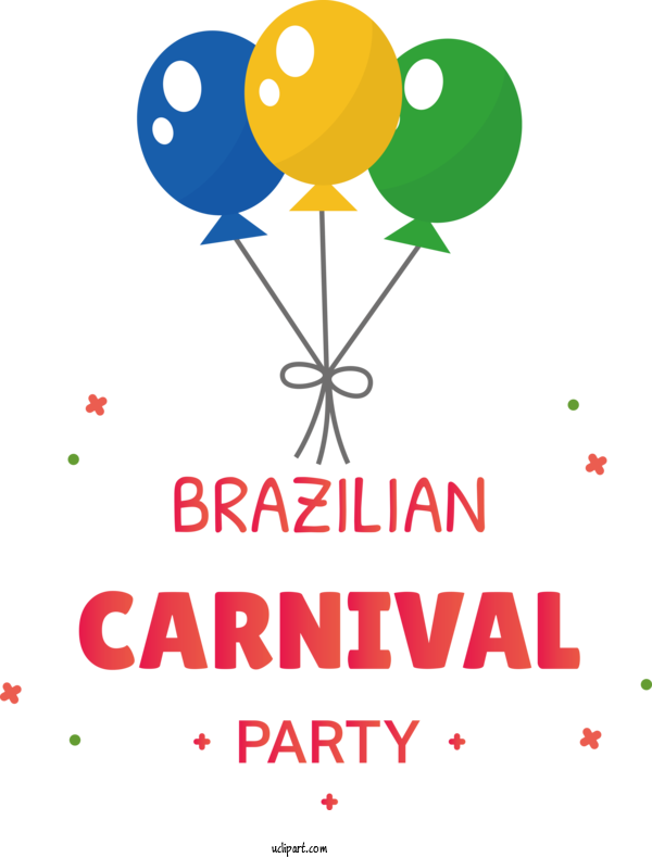 Free Holidays Human Balloon Design For Brazilian Carnival Clipart Transparent Background