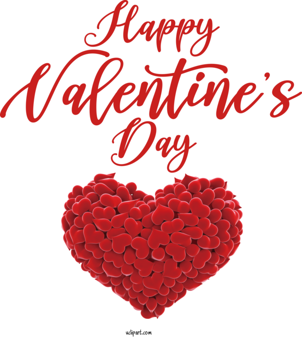 Free Holidays M 095 Heart Font For Valentines Day Clipart Transparent Background