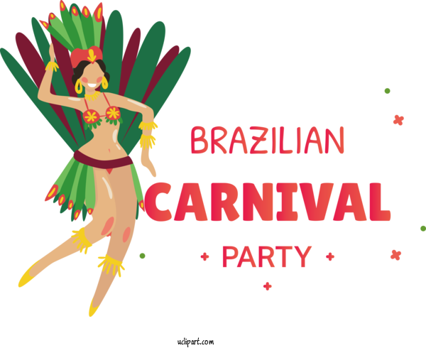 Free Holidays Party Carnival Brazilian Carnival For Brazilian Carnival Clipart Transparent Background