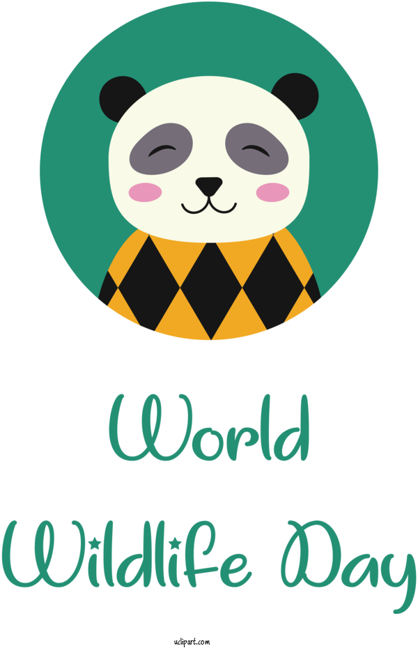 Free Holidays Logo Design Text For World Wildlife Day Clipart Transparent Background