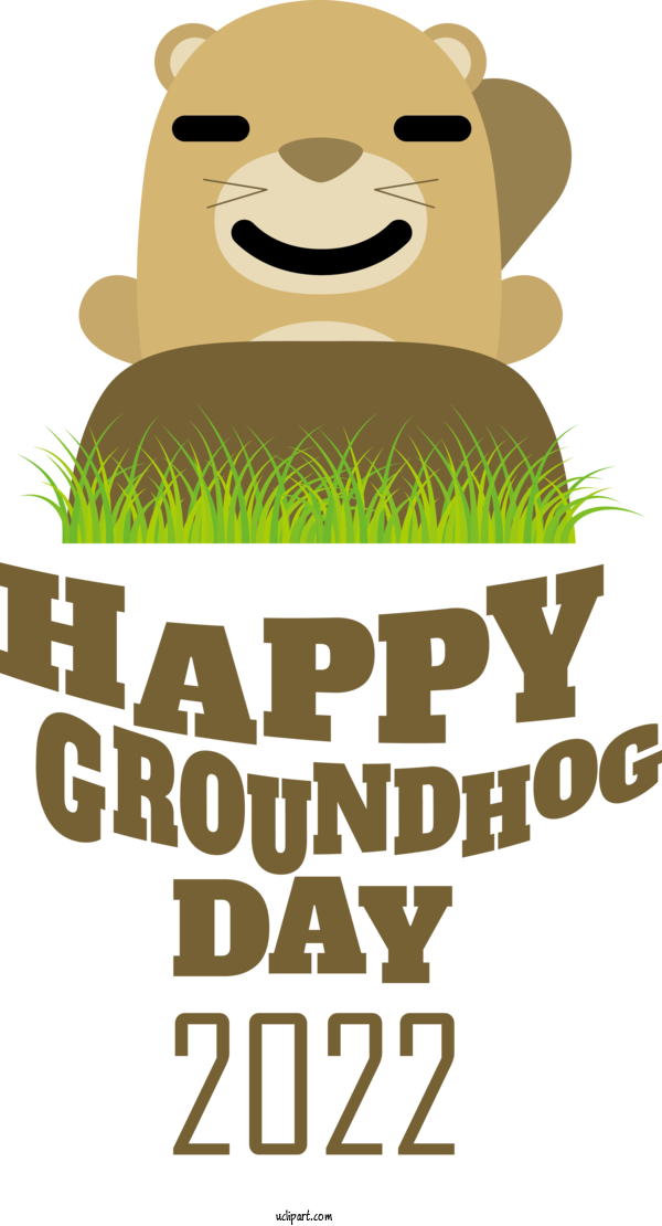 Free Holidays Human Cartoon Logo For Groundhog Day Clipart Transparent Background
