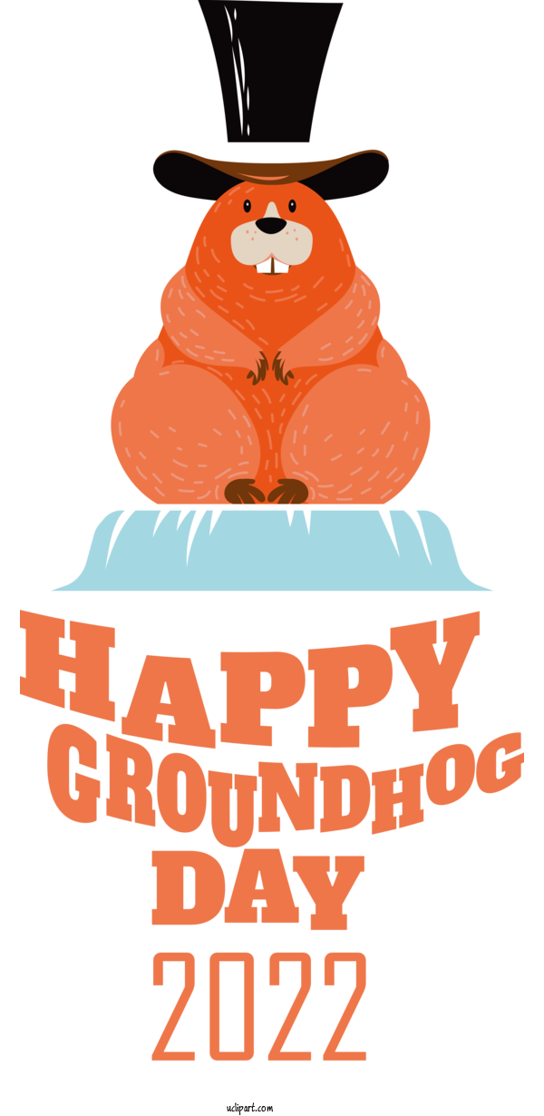 Free Holidays Cartoon Logo Line For Groundhog Day Clipart Transparent Background
