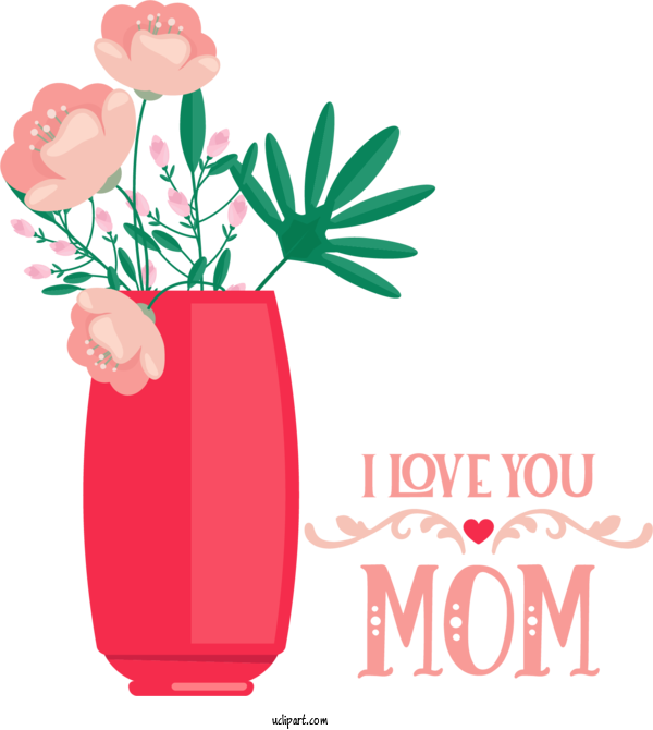 Free Holidays Mother's Day Clip Art For Fall Daughter For Mothers Day Clipart Transparent Background