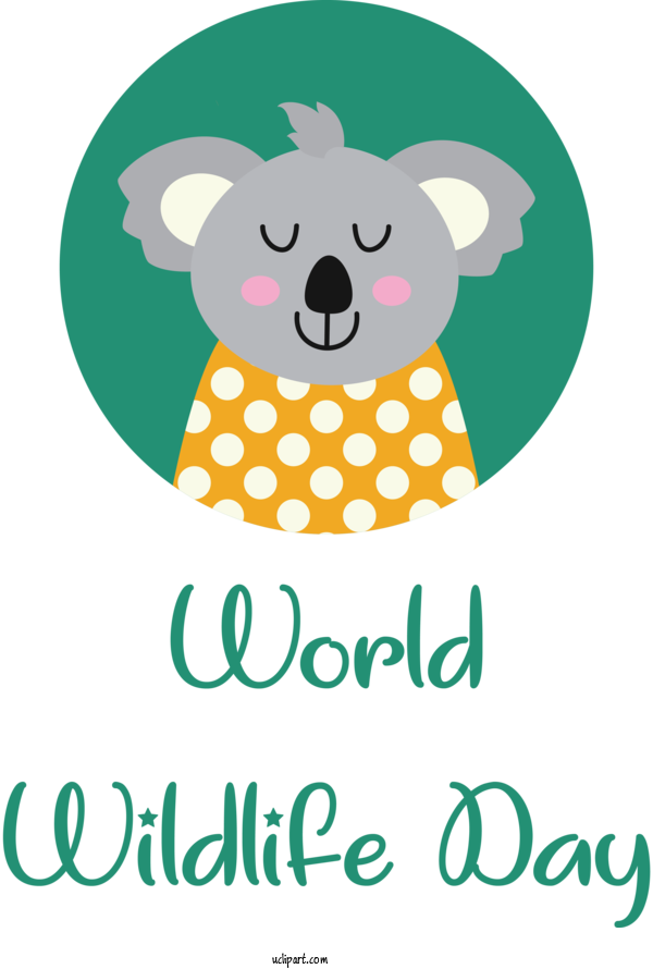 Free Holidays Cartoon Logo Drawing For World Wildlife Day Clipart Transparent Background