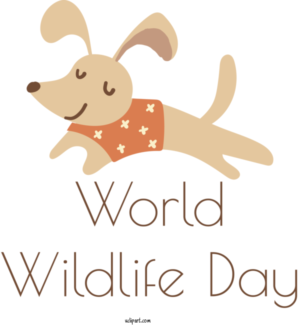 Free Holidays Deer Drawing Cartoon For World Wildlife Day Clipart Transparent Background
