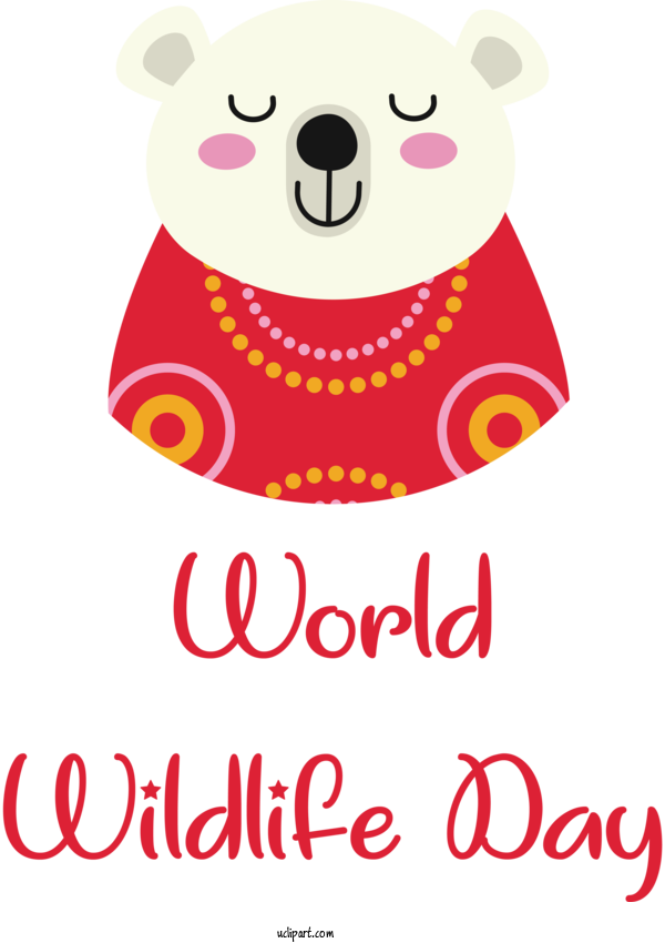 Free Holidays Bears Logo Drawing For World Wildlife Day Clipart Transparent Background