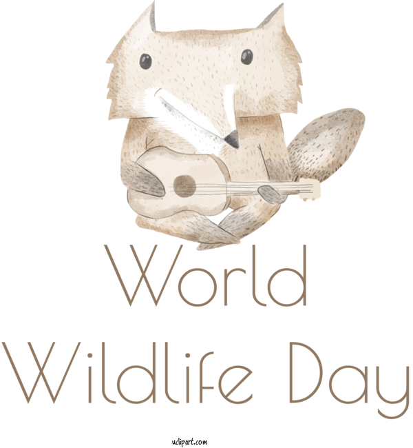 Free Holidays Drawing Painting Royalty Free For World Wildlife Day Clipart Transparent Background