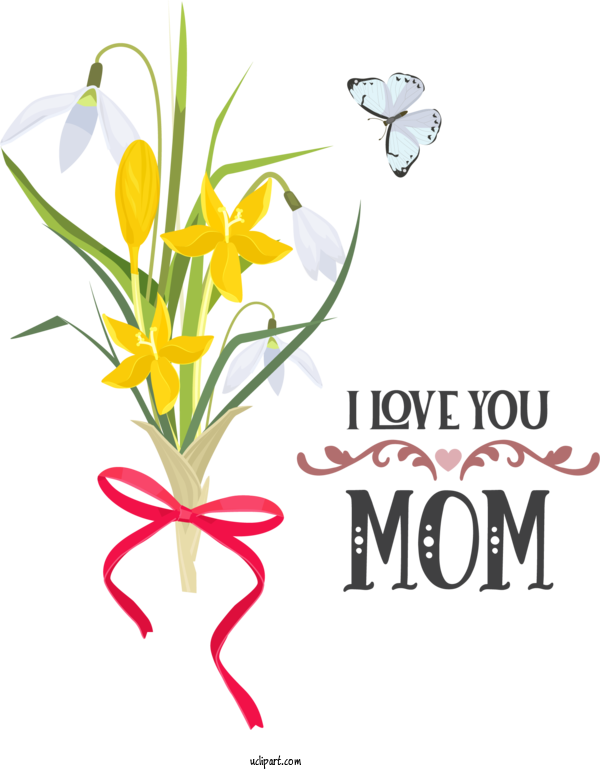 Free Holidays Flower Cut Flowers Floral Design For Mothers Day Clipart Transparent Background