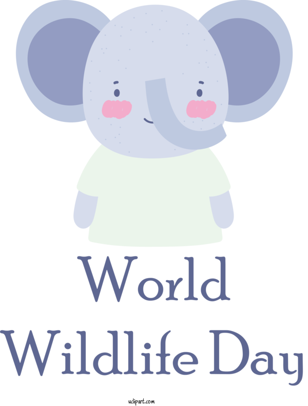 Free Holidays Good Cartoon Design For World Wildlife Day Clipart Transparent Background