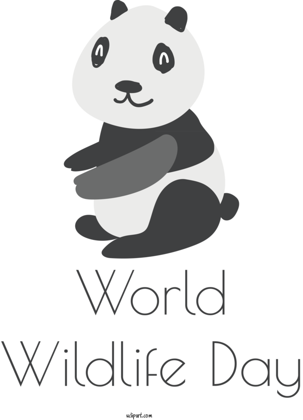 Free Holidays Bears Cat Border Collie For World Wildlife Day Clipart Transparent Background