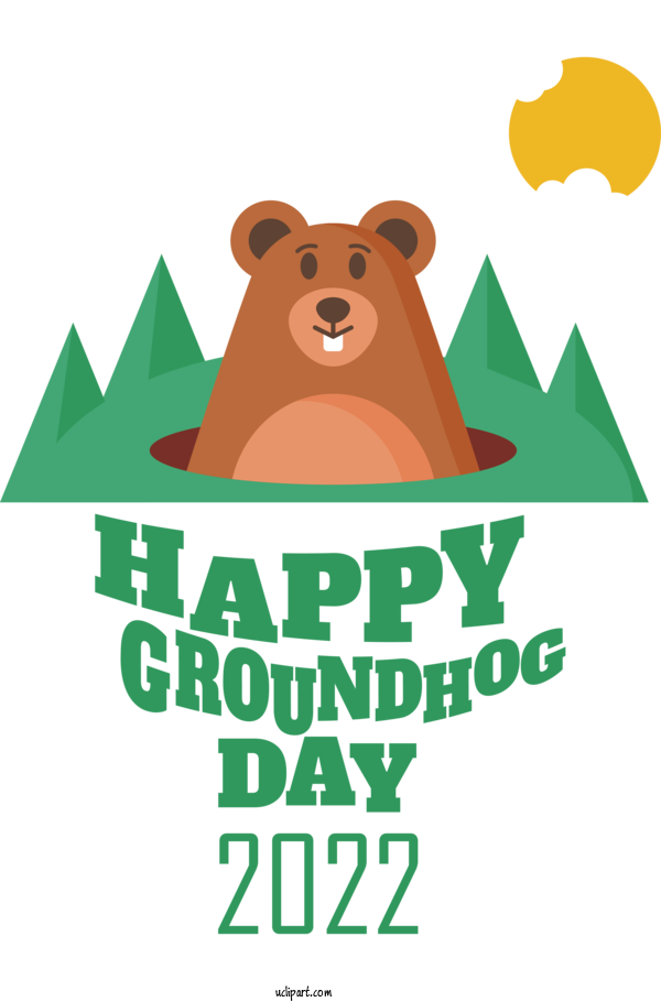 Free Holidays Logo Cartoon Tractor Supply Company For Groundhog Day Clipart Transparent Background
