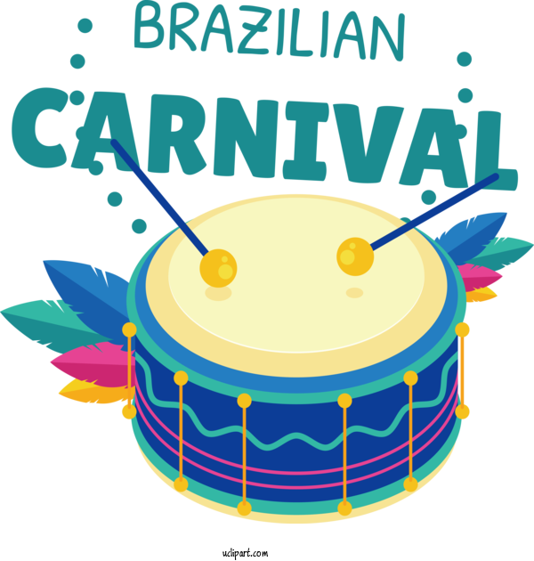 Free Holidays Breakfast Design Text For Brazilian Carnival Clipart Transparent Background