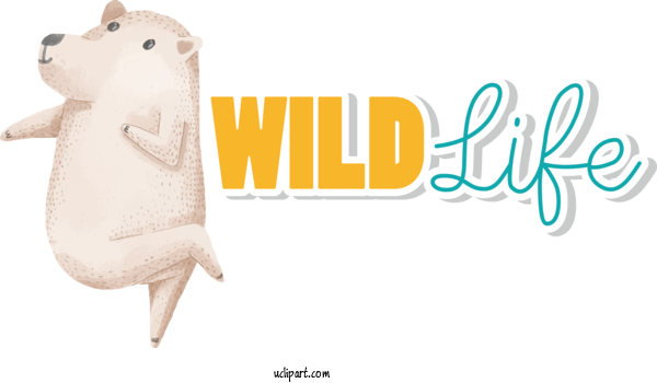 Free Holidays Font Logo Cartoon For World Wildlife Day Clipart Transparent Background