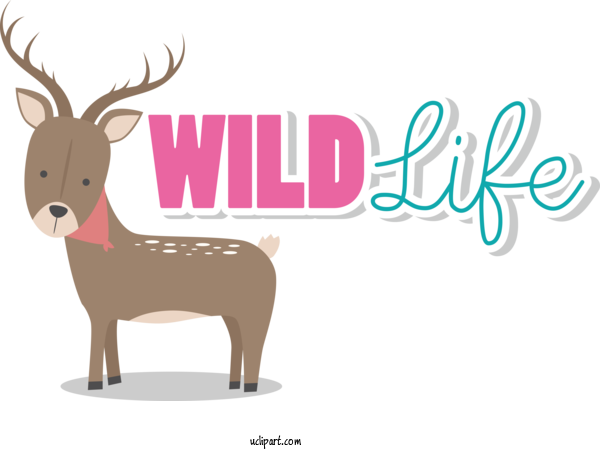 Free Holidays Reindeer Deer Dog For World Wildlife Day Clipart Transparent Background