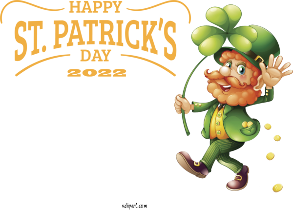 Free Holidays St. Patrick's Day Leprechaun Craft For Saint Patricks Day Clipart Transparent Background