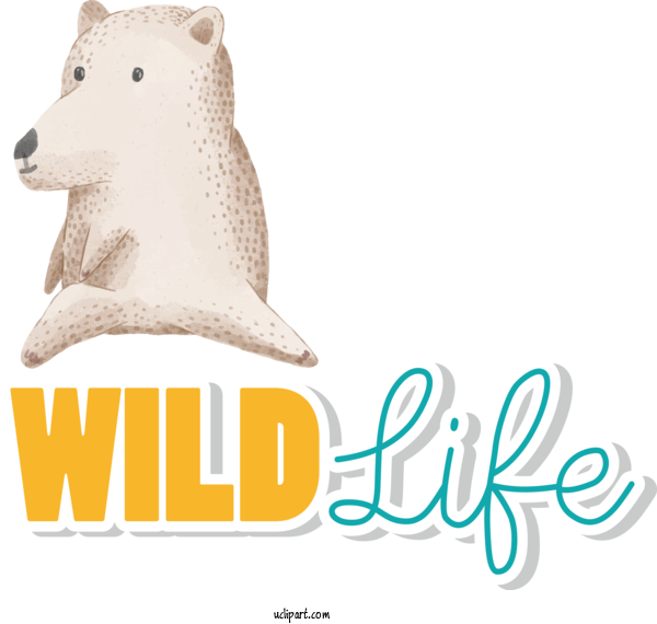 Free Holidays Bears Polar Bear Logo For World Wildlife Day Clipart Transparent Background