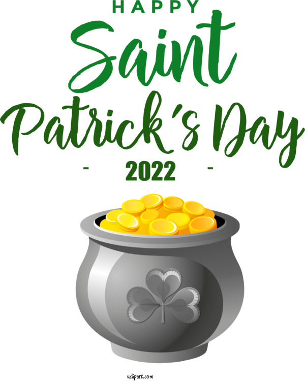 Free Holidays Design Cookware And Bakeware Superfood For Saint Patricks Day Clipart Transparent Background