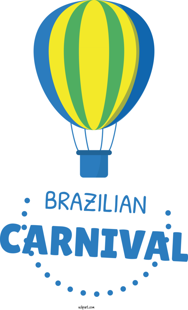 Free Holidays Logo Human Hot Air Balloon For Brazilian Carnival Clipart Transparent Background