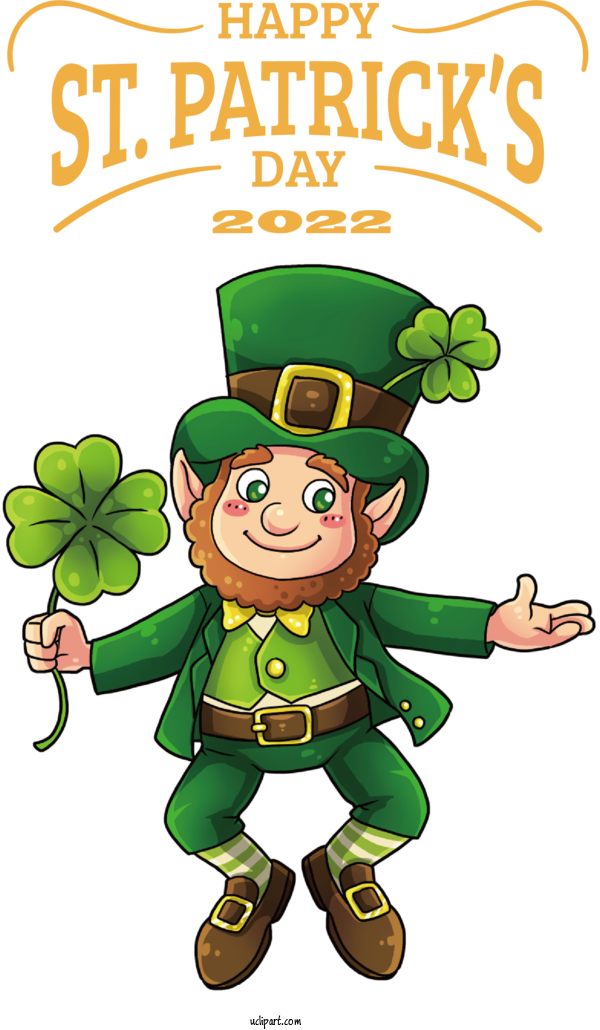 Free Holidays Leprechaun St. Patrick's Day Ireland For Saint Patricks Day Clipart Transparent Background