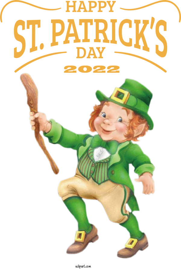 Free Holidays St. Patrick's Day Leprechaun Christmas Day For Saint Patricks Day Clipart Transparent Background