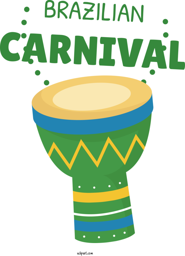 Free Holidays Design Line Yellow For Brazilian Carnival Clipart Transparent Background