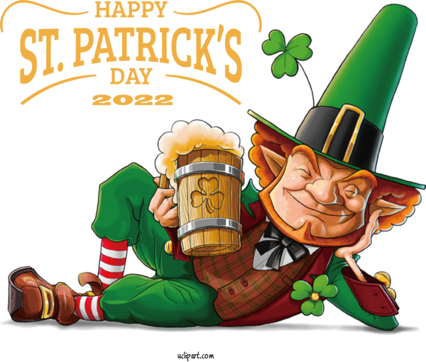 Free Holidays Ireland Leprechaun St. Patrick's Day For Saint Patricks Day Clipart Transparent Background