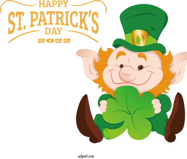 Free Holidays St. Patrick's Day Leprechaun Holiday For Saint Patricks Day Clipart Transparent Background