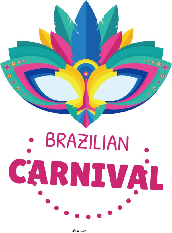 Free Holidays Brazilian Carnival Carnival Logo For Brazilian Carnival Clipart Transparent Background