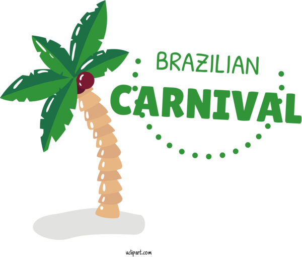 Free Holidays Plant Stem Cartoon Logo For Brazilian Carnival Clipart Transparent Background
