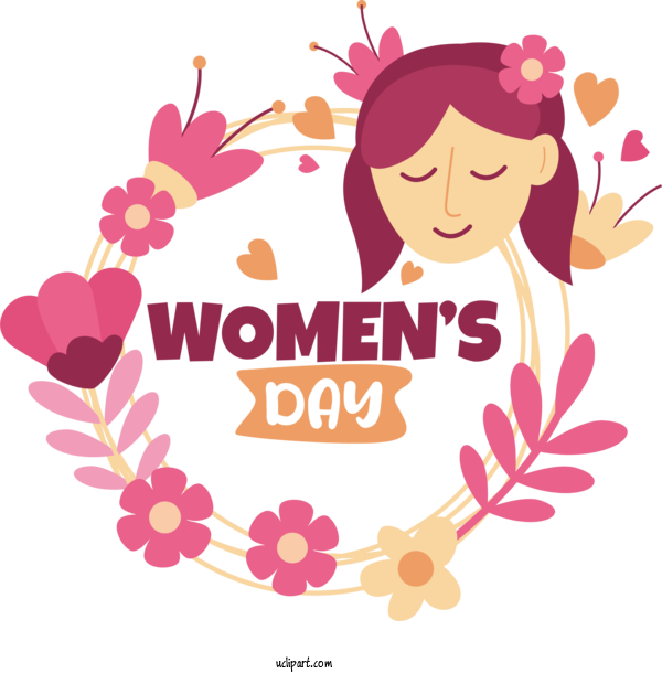 Free Holidays T Shirt Cute Stickers Digital Art For International Women's Day Clipart Transparent Background
