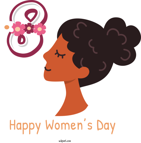 Free Holidays Cartoon Drawing Traditionally Animated Film For International Women's Day Clipart Transparent Background