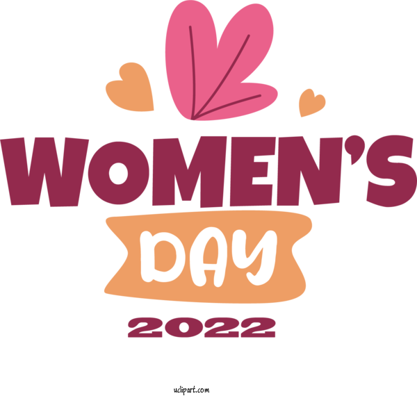 Free Holidays Logo Design Pink M For International Women's Day Clipart Transparent Background