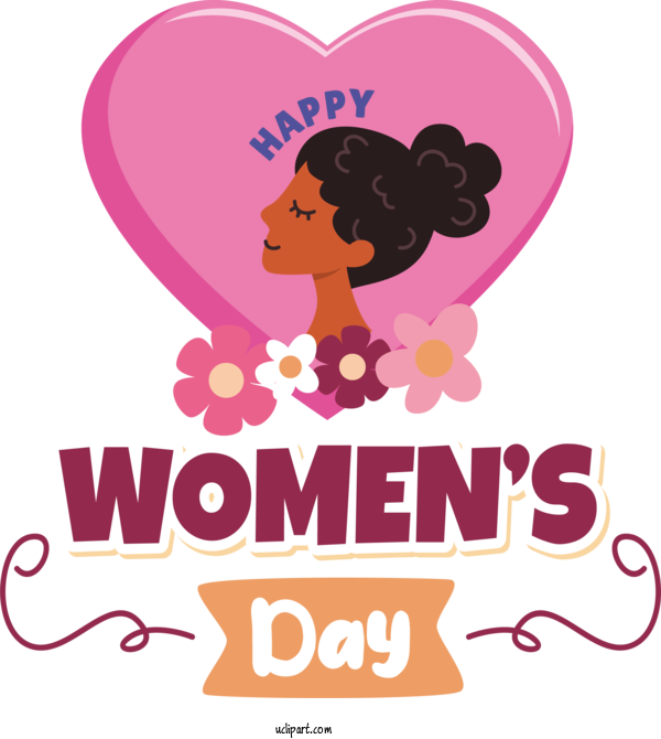 Free Holidays Digital Art Icon Entertainment For International Women's Day Clipart Transparent Background