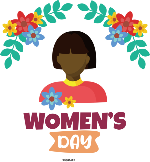 Free Holidays FLOWER FRAME Rhode Island School Of Design (RISD) Drawing For International Women's Day Clipart Transparent Background
