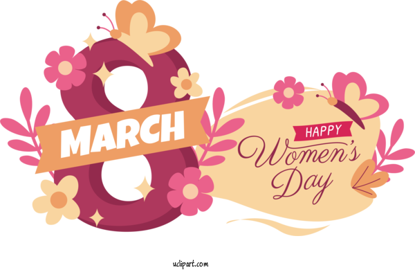 Free Holidays Drawing Creativity Royalty Free For International Women's Day Clipart Transparent Background