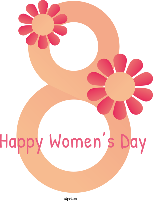 Free Holidays Logo Flower Petal For International Women's Day Clipart Transparent Background
