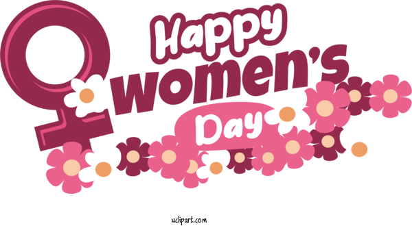 Free Holidays Design Logo Line For International Women's Day Clipart Transparent Background