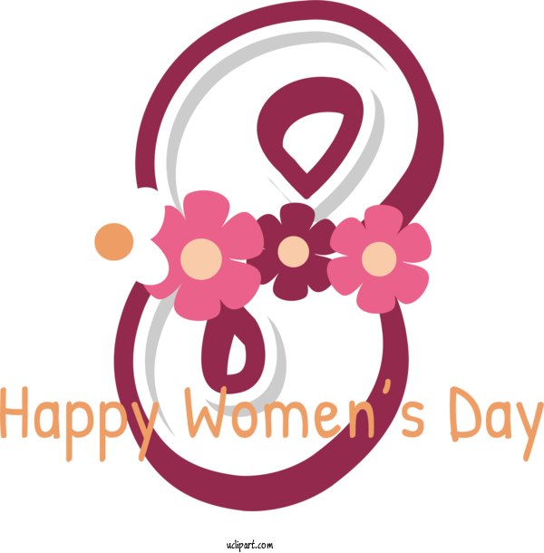 Free Holidays Logo Circle Drawing For International Women's Day Clipart Transparent Background