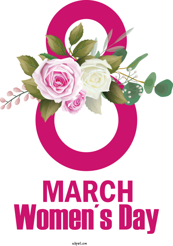 Free Holidays Design Painting Flower For International Women's Day Clipart Transparent Background