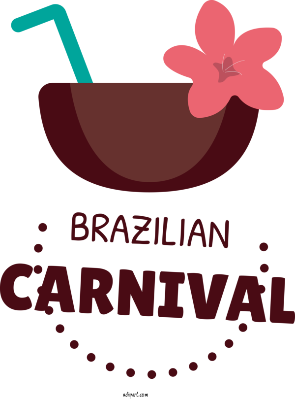 Free Holidays Design Logo Flower For Brazilian Carnival Clipart Transparent Background