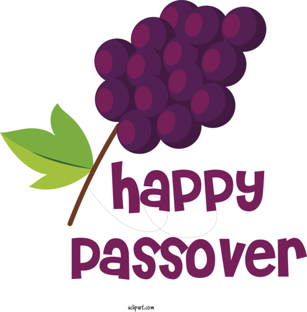 Free Holidays Grape Logo Flower For Passover Clipart Transparent Background