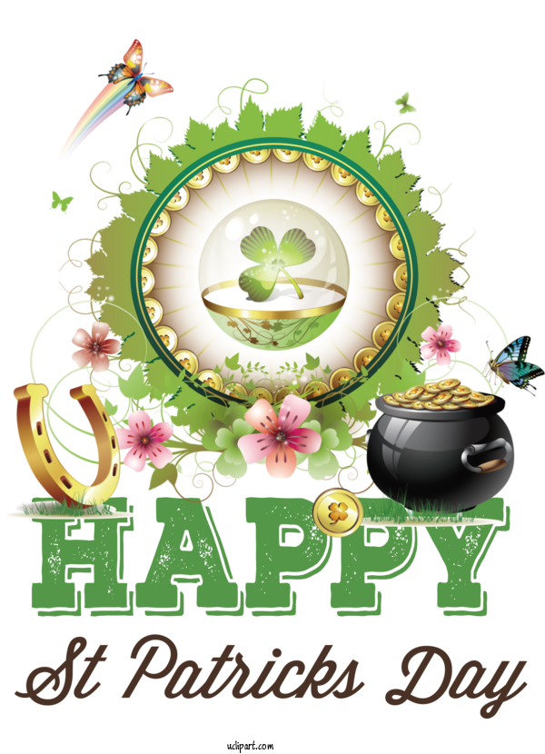 Free Holidays St. Patrick's Day Design School For Saint Patricks Day Clipart Transparent Background