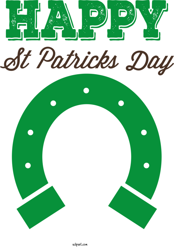 Free Holidays Coffee Number Line For Saint Patricks Day Clipart Transparent Background