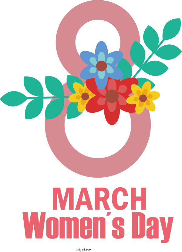 Free Holidays Icon Drawing Design For International Women's Day Clipart Transparent Background