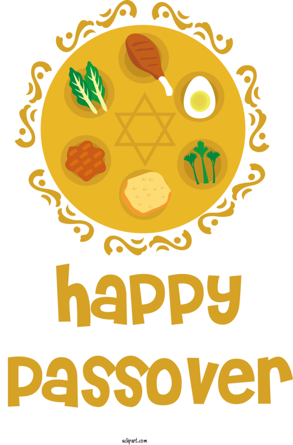 Free Holidays Human Logo Text For Passover Clipart Transparent Background