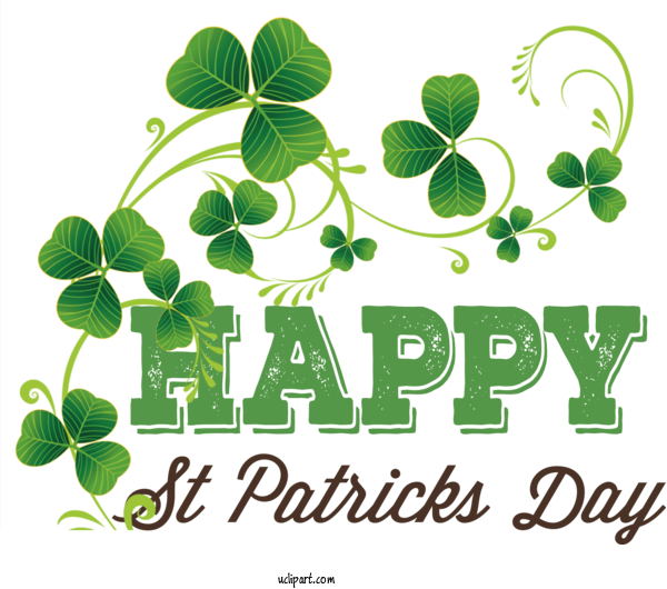 Free Holidays Shamrock St. Patrick's Day Ireland For Saint Patricks Day Clipart Transparent Background