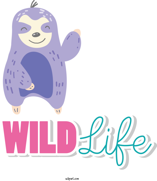 Free Holidays Logo Cartoon Design For World Wildlife Day Clipart Transparent Background
